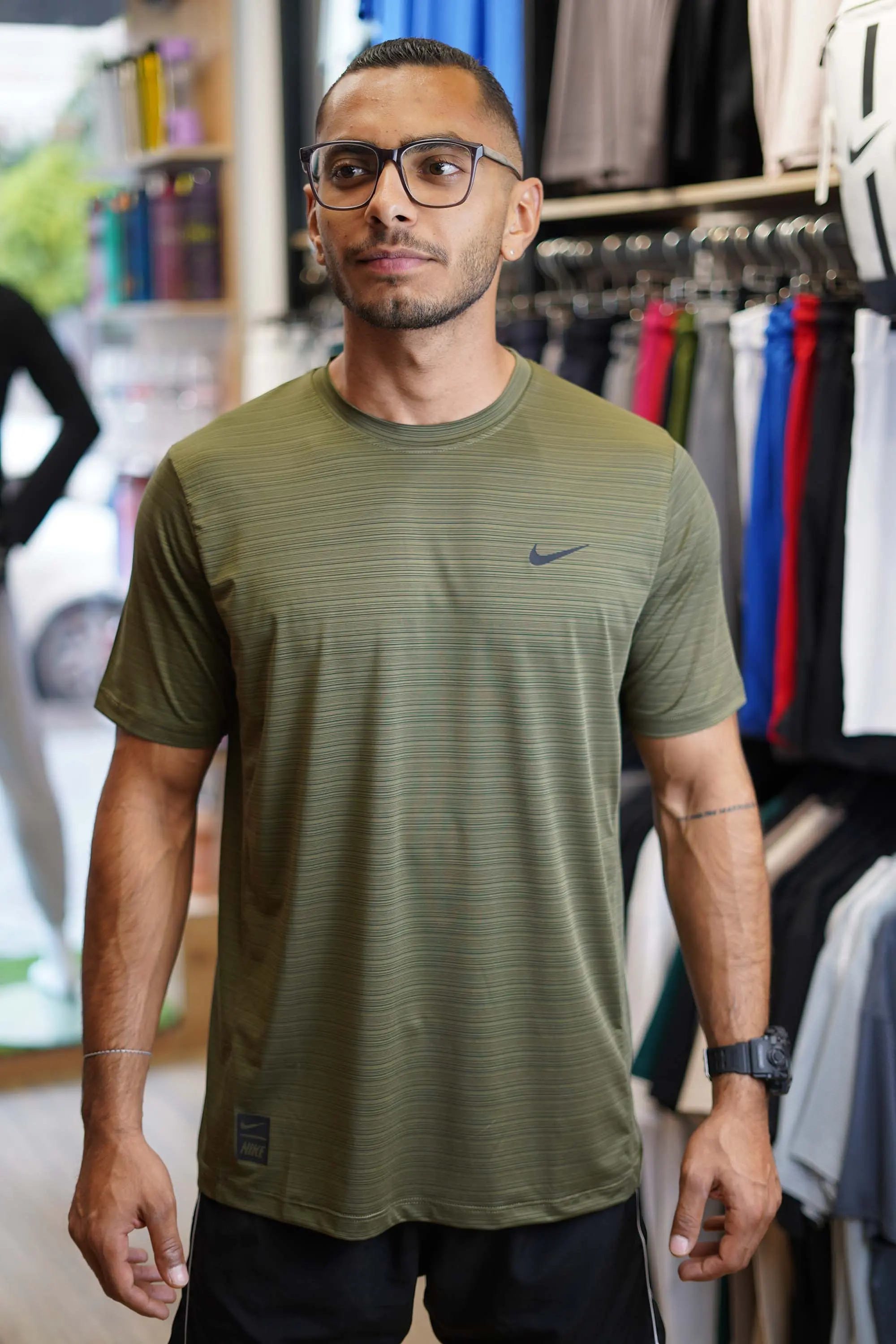 تیشرت ورزشی مردانه پارچه میراژ تمام کش